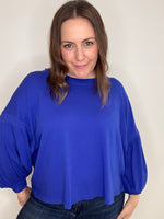 Free People Blue Top