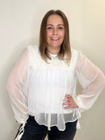 Free People Sheer Blouse