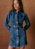 Sézane Paris 'Alberta' Denim Dress