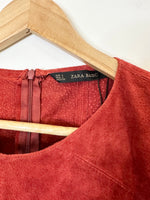 Zara Genuine Leather Mod Dress