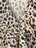 KIVARI 'Stone' Leopard Wrap Dress