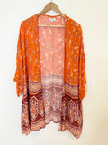 Arnhem Orange Short Kimono