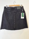 Cheap Monday Contrast Zipper Mini Skirt