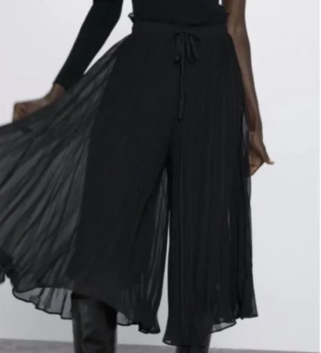 Pleated culottes zara sales