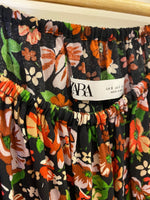 Zara Floral Off-Shoulder Blouse